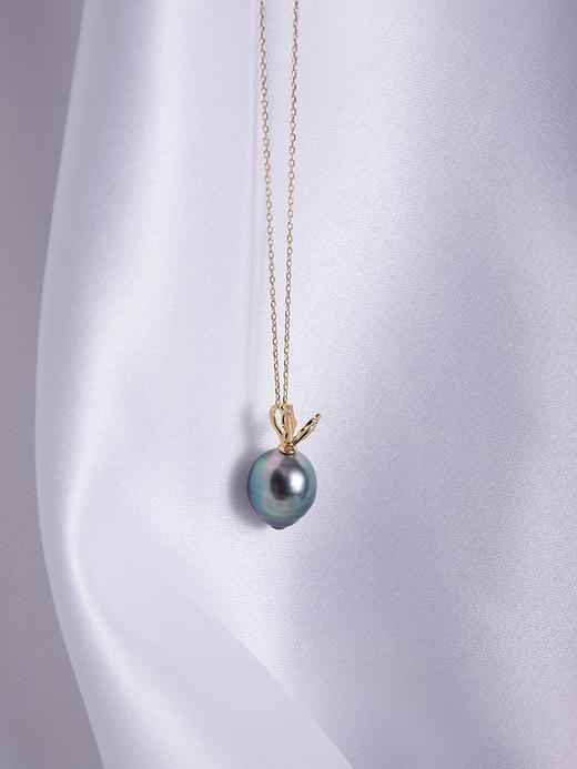 LUCINE 鹿鸣珠宝 |【莱菔】黑珍珠吊坠 商品图4