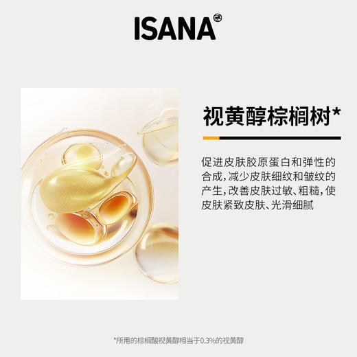 4件起售，再减39元！【抚纹焕亮，精简护肤】ISANA视黄醇安瓶 2ml*7支/盒 商品图3