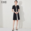 艾尚臣短袖连衣裙女2024新款女装气质黑白色裙子时尚修身裙夏休闲 商品缩略图2
