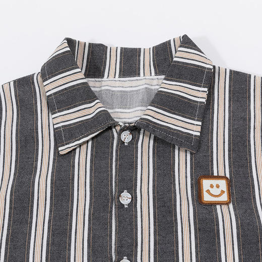 贝贝怡童装儿童短袖短裤套装夏季透气时尚t恤男童纯棉马甲三件套 商品图11