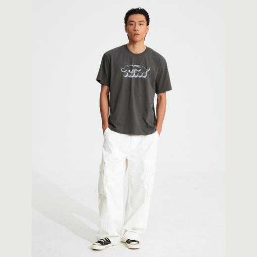 WassupHouse喷漆狗印花短袖T恤 商品图3