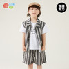 贝贝怡童装儿童短袖短裤套装夏季透气时尚t恤男童纯棉马甲三件套 商品缩略图7