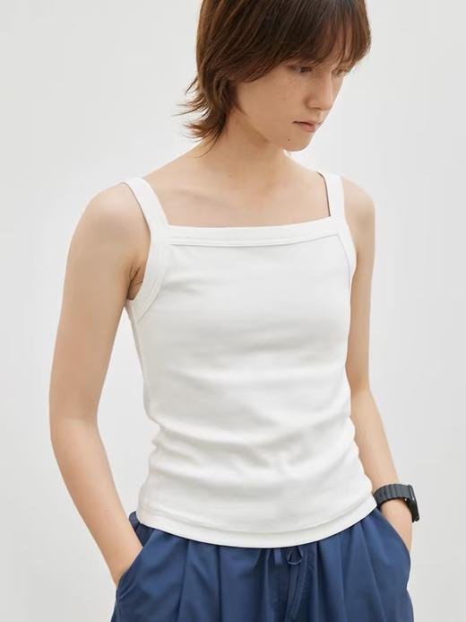 步履不停/4B14037C/基础多色坑条吊带 商品图0