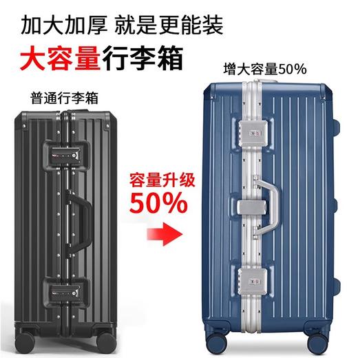 源自德国品牌【大容量巨能装 杯面杯架设计 送箱套】朗客学生行李箱男大容量30寸万向轮出国旅行超新款皮拉杆箱32女 商品图2