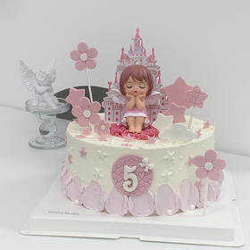 公主女孩周岁生日蛋糕