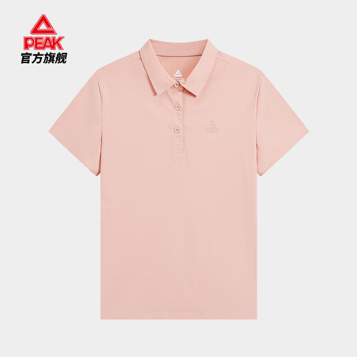 匹克运动翻领T恤男女2024夏季新款潮流透气休闲衣服短袖F6242037/F6242038 商品图2