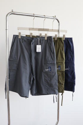 N.T.C 小帆船 8口袋 宽松阔腿工装中裤 DK326