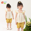 贝贝怡童装女童夏季套装甜美两件套新款宝宝短裤无袖t恤儿童夏装 商品缩略图3