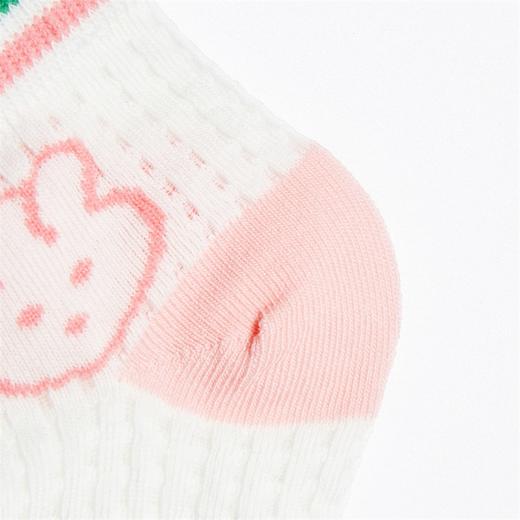 【10双装透气大网眼童袜】24春夏女童棉弹花边脚口可爱休闲袜 商品图5