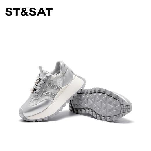 星期六清冷感新中式厚底阿甘鞋SSC11120RA 商品图8