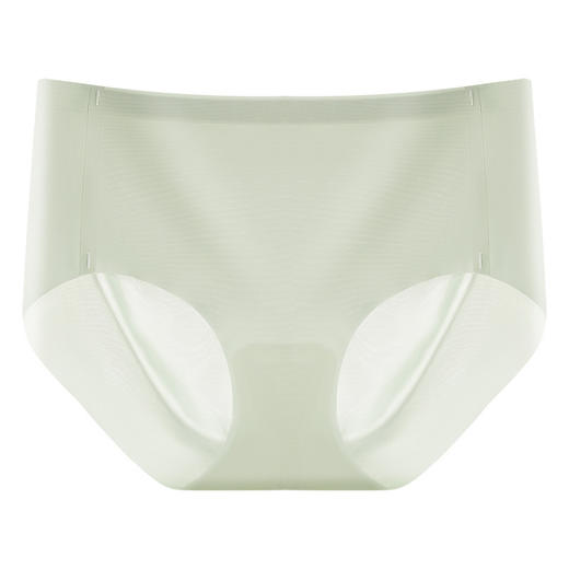 【5条装！冰爽无痕 纵享顺滑】一片式无痕冰丝大码内裤女桑蚕丝抑菌裆中腰3D立体蜜桃臀女士内裤 商品图8
