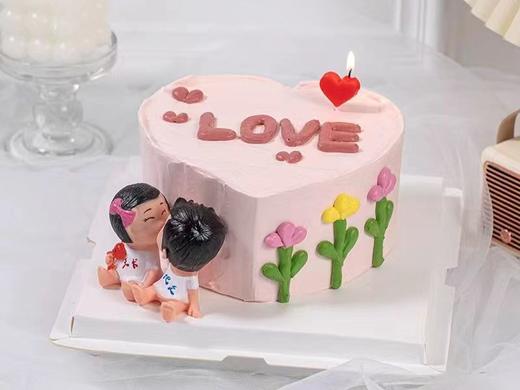 【以爱之名】情侣生日蛋糕B款 商品图0