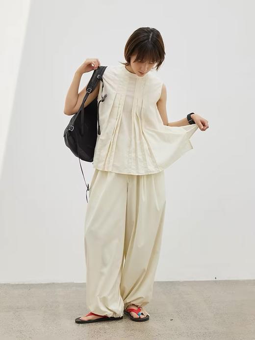 步履不停/4B43096C/柔软轻量廓形长裤 商品图2