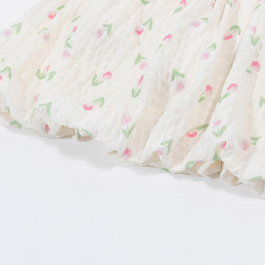 贝贝怡童装女童短袖套装宝宝夏季短袖长裤两件套2024新款甜美夏装 商品图9