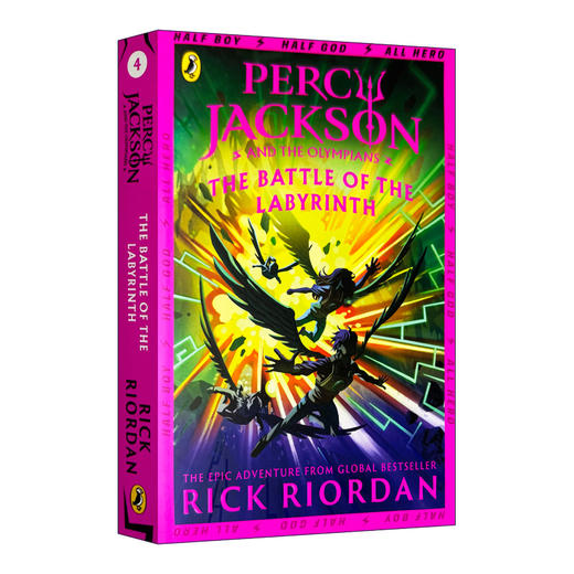 英文原版小说 波西·杰克逊与迷宫之战 Percy Jackson and the Battle of the Labyrinth Book 4 英文版 进口英语书籍 商品图0