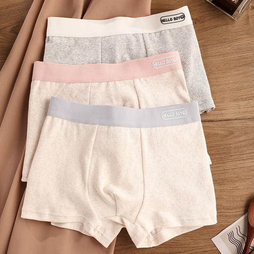 【超值3条装！简约舒适】a类棉男士内裤纯棉抗菌短裤新款透气舒适无痕四角裤纯棉大码男裤 商品图1