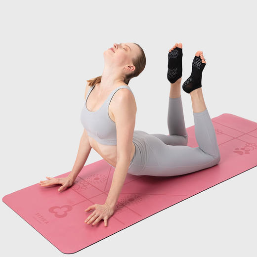 TITIKA ACTIVE瑜伽健身时尚运动五指袜硅胶防滑7441 商品图2
