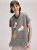 shyshystill/shy202402036/小动物集合印花刺绣两色短袖t恤 商品缩略图0