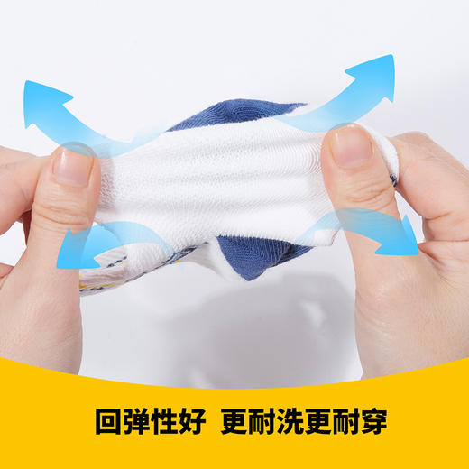 【10双装透气大网眼童袜】24春夏男童网眼袜棉弹舒适趣运动袜 商品图4