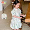 贝贝怡女童连衣裙2024新款夏装新中式国风旗袍洋气公主裙子夏季 商品缩略图1