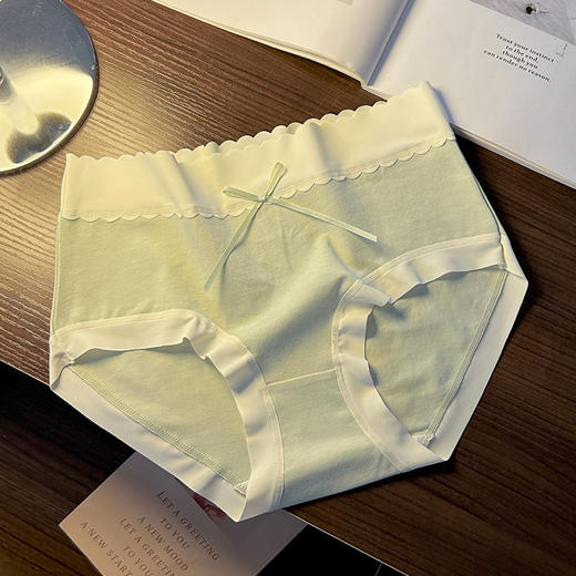 【超值5条装 柔软新疆棉~】女生全棉纯棉内裤女a类棉中腰抗菌纯棉裆女士大码内裤 商品图9