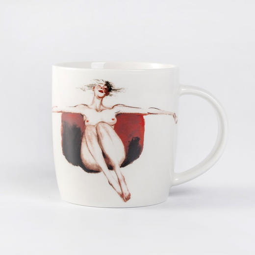 不仁斋 薛继业2024新款水墨小画系列 骨瓷贴花马克杯 茶杯 咖啡杯 商品图6