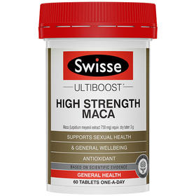 【保税】澳洲 Swisse 高浓度玛卡片 60粒 高浓度玛卡精华 支持两性健康 保护细胞活性
