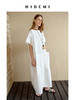 HIDEMI 度假系列极简一字领大口袋大廓形设计感水洗棉宽松式连衣裙 商品缩略图7