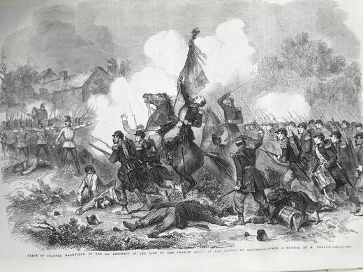 41.5*29.5cm！1859年7~12月 伦敦新闻画报 数百幅版画插图 漆布精装8开 商品图7