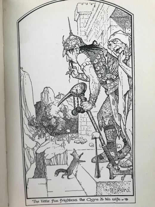 1927年 安德鲁·朗格《绯色童话书》 8幅彩色与大量黑白插图 漆布精装32开 商品图12