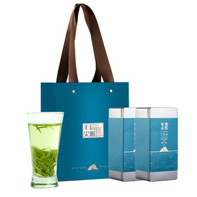 新茶上市 信隆晟信阳毛尖茶叶明前茶高山云雾嫩叶绿茶100克×2盒礼盒装黑龙潭新茶