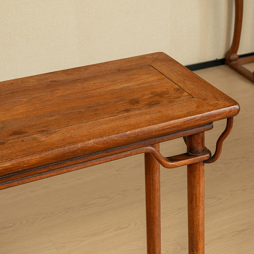 二十世纪 红木一腿三牙条桌 商品图3