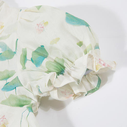 贝贝怡女童连衣裙2024新款夏装新中式国风旗袍洋气公主裙子夏季 商品图14