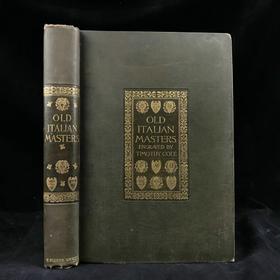 1892年 古老意大利艺术大师们 近百幅插图 漆布精装大16开