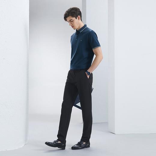 【不变形领】【5A抗菌2A防螨】柒牌polo衫短袖男夏季新款清凉透气商务休闲上衣	126T70150 商品图3