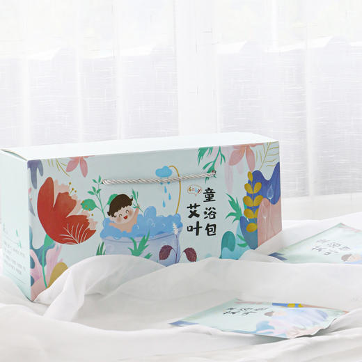 本草膏集艾草童浴包宝宝婴幼儿艾叶泡澡沐浴儿童婴儿 商品图4