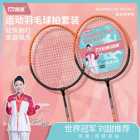 凯速羽毛球拍套装（赠送3只羽毛球+1个球拍包）