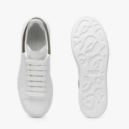 ALEXANDER MCQUEEN 亚历山大.麦昆 男士绿尾阔型休闲运动鞋 白色 727388 WHGP5 9055 商品图3