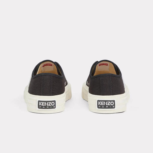KENZO 高田贤三 男士 Boke 花卉刺绣帆布休闲运动鞋 黑色 FE52 SN015 F72 99 商品图1