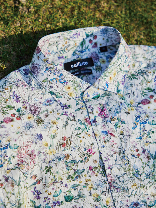 callisto高定WILD FLOWERS 野花印花衬衫 商品图0