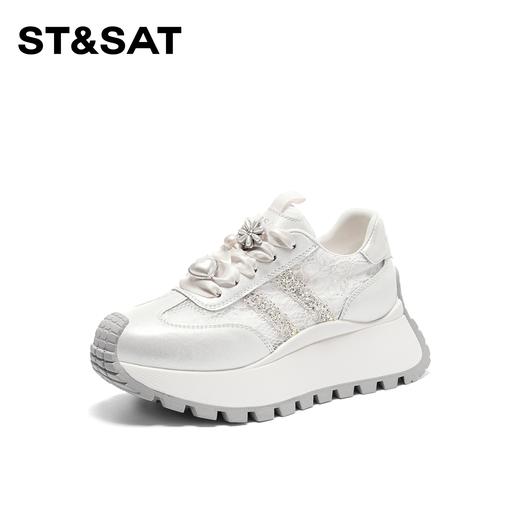 星期六清冷感新中式厚底阿甘鞋SSC11120RA 商品图4