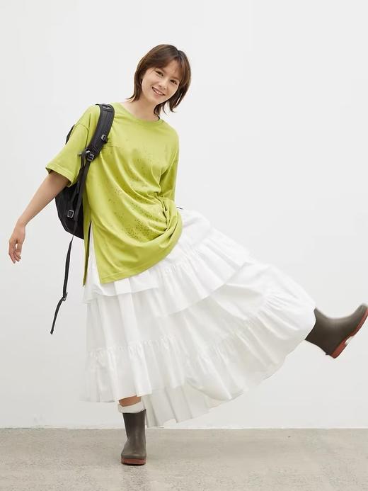 步履不停/4B41095C/不对称浪漫蛋糕长半裙 商品图4