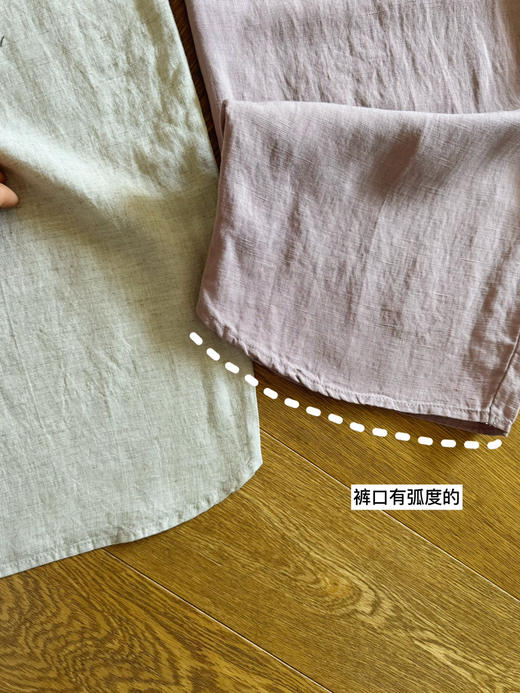 天丝亚麻-高腰垂感夏日凉爽花苞直筒裤【包邮+三天无理由tui换】 商品图11