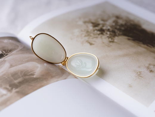 福田在心 · 和田白玉香盒【 嘉石283】 商品图3