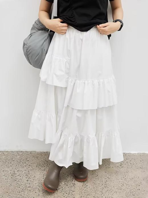 步履不停/4B41095C/不对称浪漫蛋糕长半裙 商品图1