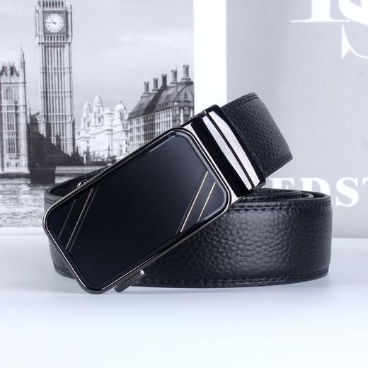 【采用头层牛皮防刮抗皱❗️男士自动扣皮带】男士真皮高级感  持久耐用 男士休闲百搭商务风格  男生穿搭腰带  男友父亲生日礼物Y父亲节礼物新年礼盒年货礼盒 商品图5