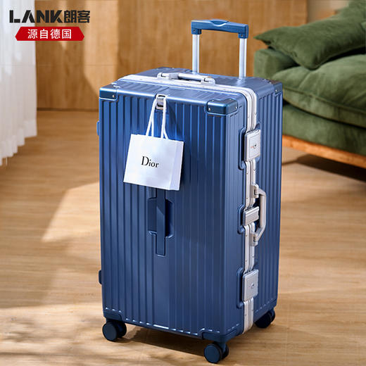 源自德国品牌【大容量巨能装 杯面杯架设计 送箱套】朗客学生行李箱男大容量30寸万向轮出国旅行超新款皮拉杆箱32女 商品图0