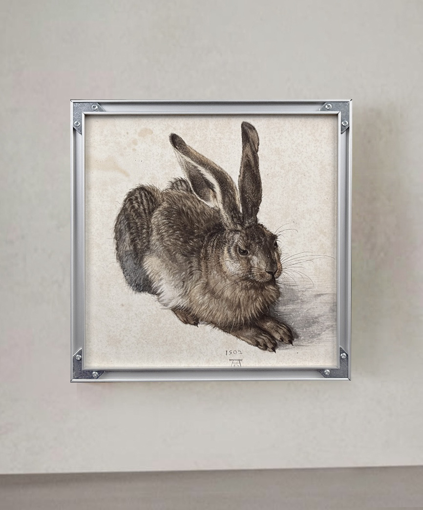 阿尔布雷希特·丢勒《野兔》（带框装裱画）