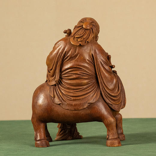 清 竹雕童子献寿摆件 商品图1