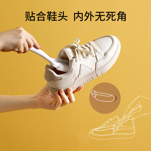 FaSoLa多功能鞋刷不伤鞋软毛洗衣刷长柄专用清洁刷子家用洗鞋神器 商品图3